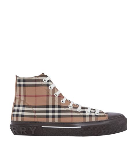 burberry arthur sneakers|burberry check high top sneakers.